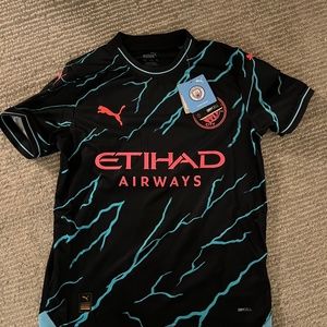 Halaand Manchester City Jersey youth large